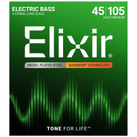 Струни Elixir 14077 Nanoweb Bass 45-105 Medium