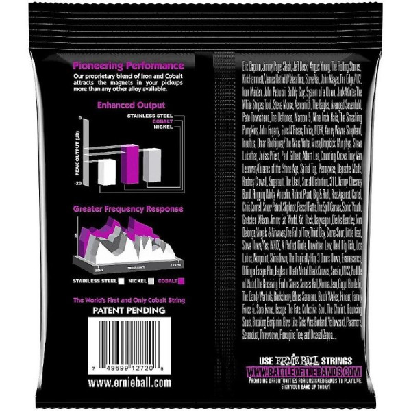 Струни Ernie Ball 2729 Cobalt 11-58 7-string Power Slinky