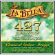 La Bella 427 Elite Clear Nylon, Silver Plated Medium Tension