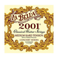 La Bella 2001-MH Concert Series Silver Plated Medium Hard Tension