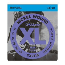Струни DAddario EXL115 XL 11-49 Medium