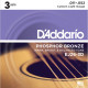 Струни DAddario EJ26-3D Phosphor Bronze 11-52 Custom Light (3-pack)