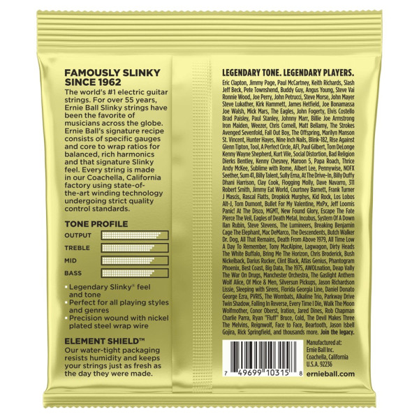 Струни Ernie Ball 2214 12-62 Mammoth Slinky
