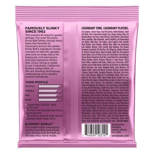 Струни Ernie Ball 2213 10.5-48 Mega Slinky