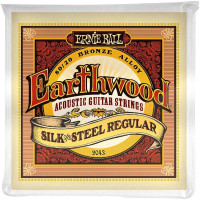 Струни Ernie Ball 2043 Earthwood 80/20 Bronze Acoustic 13-56 Silk & Steel Regular